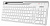 Клавиатура A4Tech FBK25 белый/серый USB беспроводная BT/Radio slim Multimedia (FBK25 WHITE)