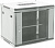 Шкаф коммутационный Rexant (04-0954-111) настенный 9U 400x542мм пер.дв.стекл серый 230град. металл