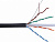 Кабель информационный Lanmaster TWT-6UTP-UNV кат.6 UTP 4 пары 23AWG LSZH универсальный 305м черный