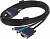 Кабель D-Link DKVM-CB/A4A 1.8м черный