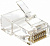 Коннектор Sysmatrix PLUG 8P8C5EU.UW RJ45 кат.5E UTP прозр. (упак.:100шт)