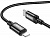 Кабель Hoco X89 Wind iP USB Type-C (m)-Lightning (m) 1м черный коробка
