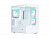корпус ZALMAN P30 V2, MATX, WHITE, WINDOW, 2x3.5", 3x2.5", 1xUSB TYPE-C, 1xUSB3.0, SIDE 2x120mm ARGB, REAR 1x120mm ARGB, VGA support (незначительное повреждение коробки)