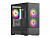 Корпус без блока питания/ Case HSPD M712, Mesh Mid Tower, Black, TG, 0.6 SPCC, 3x140mm ARGB, E-ATX, ATX, mATX, mITX, 175/410/160mm, 2x2.5", 2x3.5", 7xPCI, 2xUSB-A 3.0, 476x225x455mm