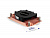 Exegate EX297634RUS Кулер ESNK-P0062AP4v2.PWM.1U.SP3.Cu (радиальный (улитка), медный, 1U, LGA SP3, TDP 165W, PWM, 1100-6300RPM, 2 ball bearing, 4pin, 63db, на винтах, с термопастой, box