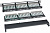 Патч-панель Cabeus PLHD-48-CAT.6-SH-DUAL IDC-1U 19" 1U 48xRJ45 кат.6 FTP