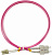 Патч-корд Cabeus FOP-50-OM4-LC-SC-1M 2x50/125 OM4 LC дуплекс-SC дуплекс 1м LSZH фиолетовый