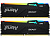 Память DDR5 2x16GB 5600MHz Kingston KF556C36BBEAK2-32 Fury Beast Expo RGB RTL Gaming PC5-44800 CL36 DIMM UDIMM 288-pin 1.25В kit single rank с радиатором Ret