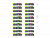 Комплект наклейки для ленточной библиотеки DELL LTO8 Storage Tape Labels (pack of 200 pieces), 601-800, Cust Kit