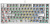 Клавиатура A4Tech Bloody MS76 механическая белый USB Multimedia for gamer LED (MS76) кабель 1.8м