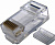 Коннектор Lanmaster (TWT-PL45-8P8C-V) кат.5E RJ45 прозрачный (упак.:100шт)
