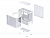 Корпус без блока питания/ Case JONSBO D200, Mini-Tower, TG, no fan, 2xUSB-A 3.0 + 1xUSB-C 3.2, mATX, mITX White
