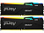 Оперативная память Kingston 32GB 6000MT/s DDR5 CL30 DIMM (Kit 2*16Gb) FURY Beast RGB EXPO