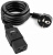 Шнур питания NTSS NTSS-PC19772 C19-Schuko проводник.:3x1.5мм2 3м 220/250В 16А черный