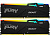 Память оперативная/ Kingston 16GB 5600MT/s DDR5 CL36 DIMM (Kit of 2) FURY Beast RGB EXPO