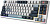 Клавиатура MSI GK600 механическая белый/синий USB беспроводная BT/Radio Multimedia for gamer LED (S11-43RUP01-HH9) кабель 1.8м