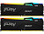 Память DDR5 2x32GB 5600MHz Kingston KF556C40BBAK2-64 Fury Beast Black RGB RTL Gaming PC5-44800 CL40 DIMM UDIMM 288-pin 1.25В dual rank с радиатором Ret