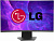 Монитор LG 27" UltraGear 27GS60QC-B фиолетовый VA LED 16:9 HDMI матовая 300cd 178гр/178гр 2560x1440 180Hz FreeSync DP 2K 4.8кг