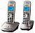 Р/Телефон Dect Panasonic KX-TG2512RUN платиновый (труб. в компл.:2шт) АОН