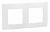 Рамка Legrand Etika 672502 накладная 2x ABS пластик белый