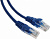 Патч-корд Cablexpert PP12-1M/B 1000Гбит/с UTP 4 пары cat.5E CCA molded 1м синий RJ-45 (m)-RJ-45 (m)