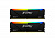 Память DDR4 2x16GB 3600MHz Kingston KF436C18BB2AK2/32 Fury Beast RGB RTL Gaming PC4-28800 CL18 DIMM 288-pin 1.35В dual rank с радиатором Ret