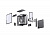 Корпус без блока питания/ Case JONSBO X400 Pro, Midi-Tower, TG, no fan, 2xUSB-A 3.0 + 1xUSB-C 3.2, ATX, mATX, mITX Grey