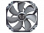 Кулер для корпуса/ Case Cooler Scythe Kaze Flex 140 Square (140x140x27mm, 4-pin PWM, 100.8CFM, 26.45dBA, 1800RPM, Black)