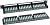 Патч-панель Cabeus PLHD-48-CAT.5E-DUAL 19" 1U 48xRJ45 кат.5E UTP