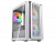 Powercase Корпус Mistral SM04 ARGB, Tempered Glass, Front Nylon Filter, 3x120mm ARGB PWM fans, белый, mATX  (CMMSM04W-A3)
