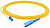 Патч-корд Lanmaster LAN-LC-SC/SU-1.0 1x9/125 OS1/OS2 LC-SC 1м LSZH