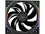 Кулер для корпуса/ Case Cooler Thermalright TL-M12 (120x124x25mm, 4-pin PWM, ARGB, 47.6CFM, 23.2dBA, 1500RPM, Black)