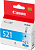 Картридж струйный Canon CLI-521C 2934B004/001 голубой для Canon iP3600/4600/MP540/620/630/980