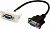 Вставка Lanmaster LAN-WA-LP-VGA-FF-0.2 22.5x45 1xVGA D-SUB