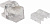 Модуль Lanmaster LAN-OKI45U5E/180 информ. Keystone RJ45 кат.5E UTP бел.