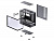 Корпус без блока питания/ Case JONSBO D200, Mini-Tower, TG, no fan, 2xUSB-A 3.0 + 1xUSB-C 3.2, mATX, mITX Black