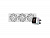 Система охлаждения/ Water Cooling System PCCooler DS360 Display WH (310W, 360mm, LED, White, ARGB Pump/ Fans: 3x120mm, 90.56CFM, 39.8dBA, 2500RPM/ Pump height 65mm, 15dBA, 2600RPM, Rad thickness 27mm/ S: 1851, 1700, 1200, 115X, AM5, AM4)