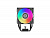 Кулер для процессора/ CPU Cooler PCCooler R400 ARGB BK (180W, 4-pin PWM, 133mm, Al/Cu, 4x6mm, ARGB, 1x92mm, 40.94CFM, 30dBA, 2200RPM, S: 1851/1700/1200/115X, AM5/AM4, black)