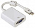 Адаптер Hama VGA (f) miniDisplayPort (m) 0.1м (00053247) белый