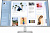 Монитор HP 27" Series 5 527sh серебристый/черный IPS LED 16:9 HDMI матовая HAS 1500:1 300cd 178гр/178гр 1920x1080 100Hz VGA FHD 4.15кг