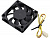 Exegate EX283369RUS Вентилятор ExeGate ExtraSilent ES06015S3P, 60x60x15 мм, подшипник скольжения, 3pin, 2500RPM, 22dBA