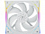 Кулер для корпуса/ Case Cooler Thermalright TL-M12W (120x124x25mm, 4-pin PWM, ARGB, 47.6CFM, 23.2dBA, 1500RPM, White)