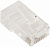 Коннектор Lanmaster (LAN-EZ45-8P8C/U5E-100) UTP кат.5E RJ45 прозрачный (упак.:100шт)