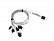Кабель SuperMicro CBL-SAST-0591 Internal Reverse Breakout Cross-Over 4xSATA to miniSAS HD (SFF-8643), 75 см, 30AWG, 12Gb/s