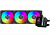 Система водяного охлаждения PcCooler DS360 Display ARGB Soc-AM5/AM4/1200/1700/1851 черный 4-pin 39.8dB Al LCD 310W Ret (DS360-BKAWXY-GL)